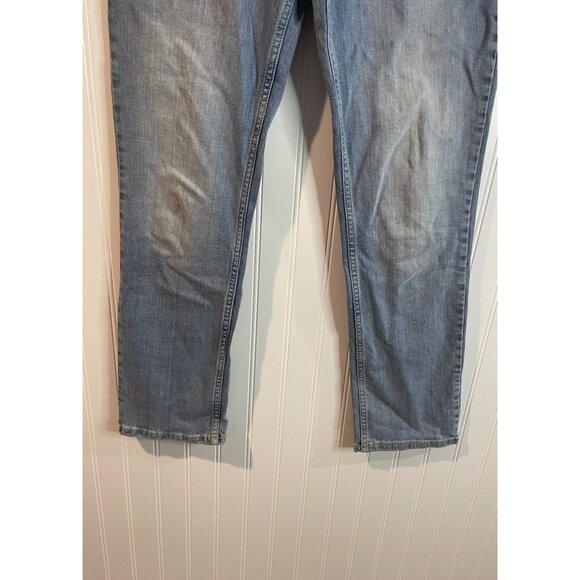 WeThe Free High-Rise Light Wash Denim Straight-Leg Jeans Size 28 - Picture 6 of 13